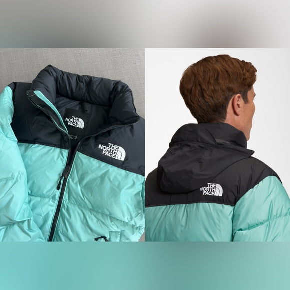 The North Face 1996 Retro Nuptse Jacket 700 fill goose down Wasabi - Picture 3 of 10